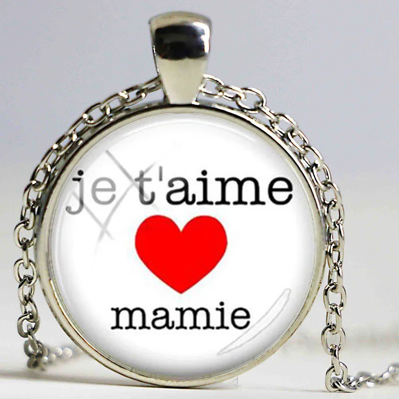 Новая модная подвеска Jaime Mamie Художественная печать фото ювелирные изделия Je Suis Une