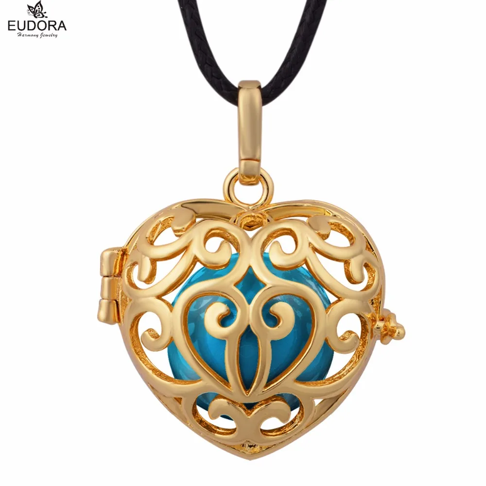 Розничная продажа подвеска в форме сердца золотого цвета гармония искусственная