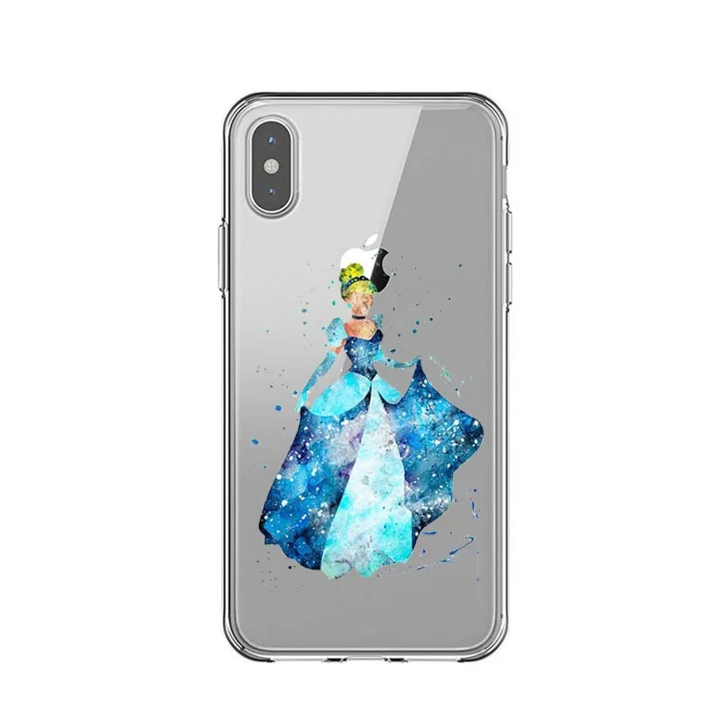 TPU Силиконовый чехол TinkerBell для телефона iPhone 7 8 Plus XS MAX XR милый мягкий маленький чехол с русалкой для iPhone X 6 6S Plus 7 8 5 SE Coque - Цвет: TPU