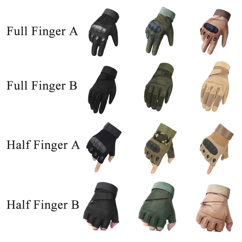 Motorcycle Gloves Half Full Finger Guantes Moto Winter Outdoor Racing Luva Motociclista Motorbike Protective Motocross | Автомобили и