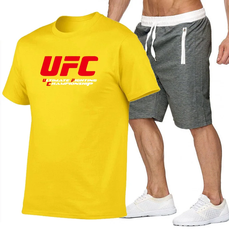 Новая мужская футболка MMA UFC тематика &quotбои без правил&quot хлопковые футболки с