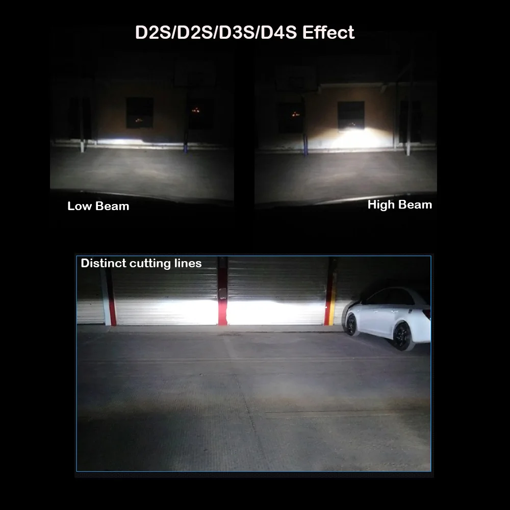 FBX 35 Вт HID лампы D1S D2S D3S D4S D2R D2C D4R 6500 к чистый белый Чрезвычайно яркий ксенон |