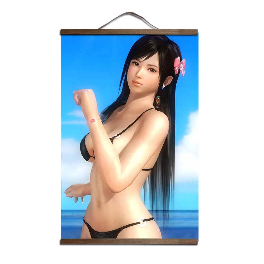 DEAD OR ALIVE XTREME DOAX плакат для HD плаката, украшение интерьера, живопись с твердой деревянной подвеской, Свиток, принты, плакаты - Цвет: 7