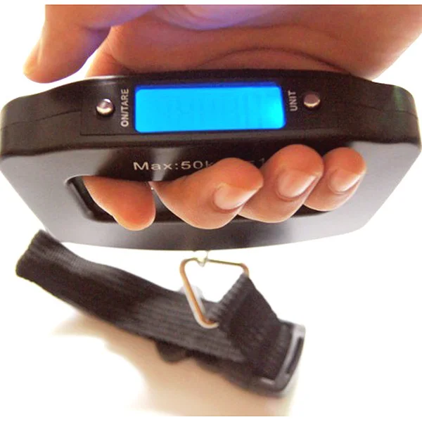 Pocket Portable 50Kg/10g LCD Digital Electronic Handheld Belt Travel Suitcase Luggage Hanging Scale|scale model building kits|scale cardscale pan |