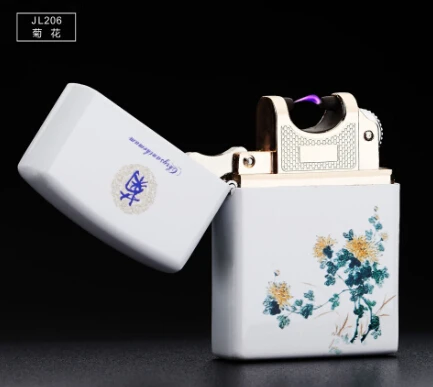 Зажигалка популярная китайская национальная ветрозащитная USB зарядка более