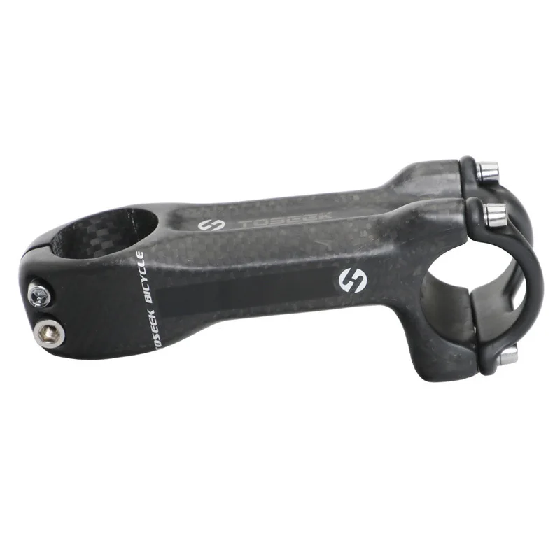 

S118 TOSEEK Bicycle bike Stem carbon fiber riser mountain road bicycle handlebar -6 degrees 28.6*31.8/70 80 90 100 110 120mm