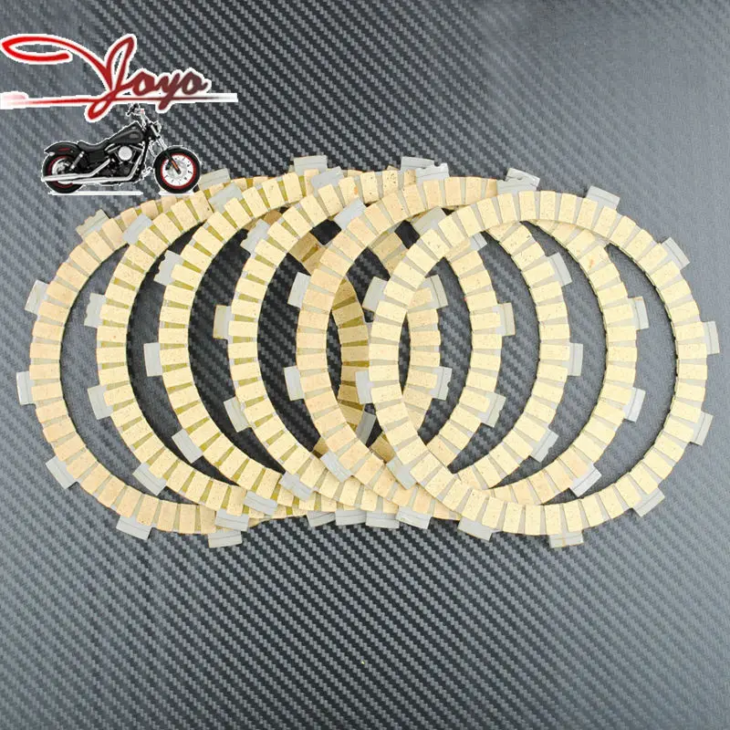 

2015 New Motorcycle Paper-based Wet Clutch Friction Plates For Street/Cruiser XV400 Virago XVS400 Drag Star XV535 Virago