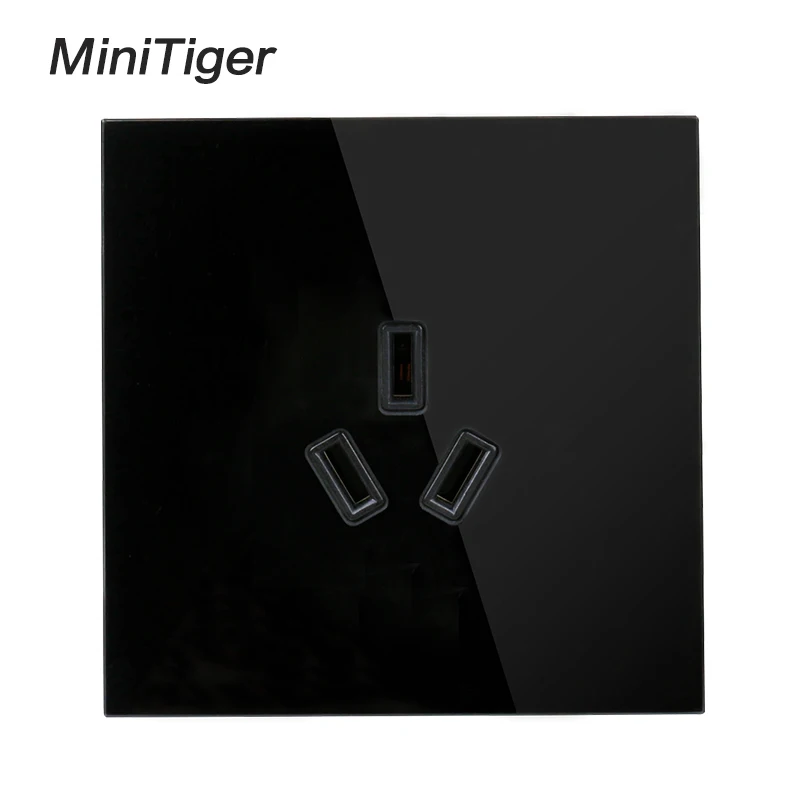 Minitiger 3 полюса стандарт AU кондиционер настенная стеклянная панель розетка для