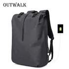 OUTWALK стильный вместительный дорожный рюкзак, мужская дорожная сумка через плечо, компьютерный рюкзак, мужской функциональный универсальный рюкзак