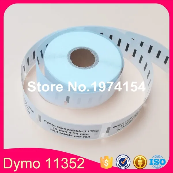 12 x рулонов совместимые с dymo этикетки 11352 1352 обратный адрес принтер Dymo бумага