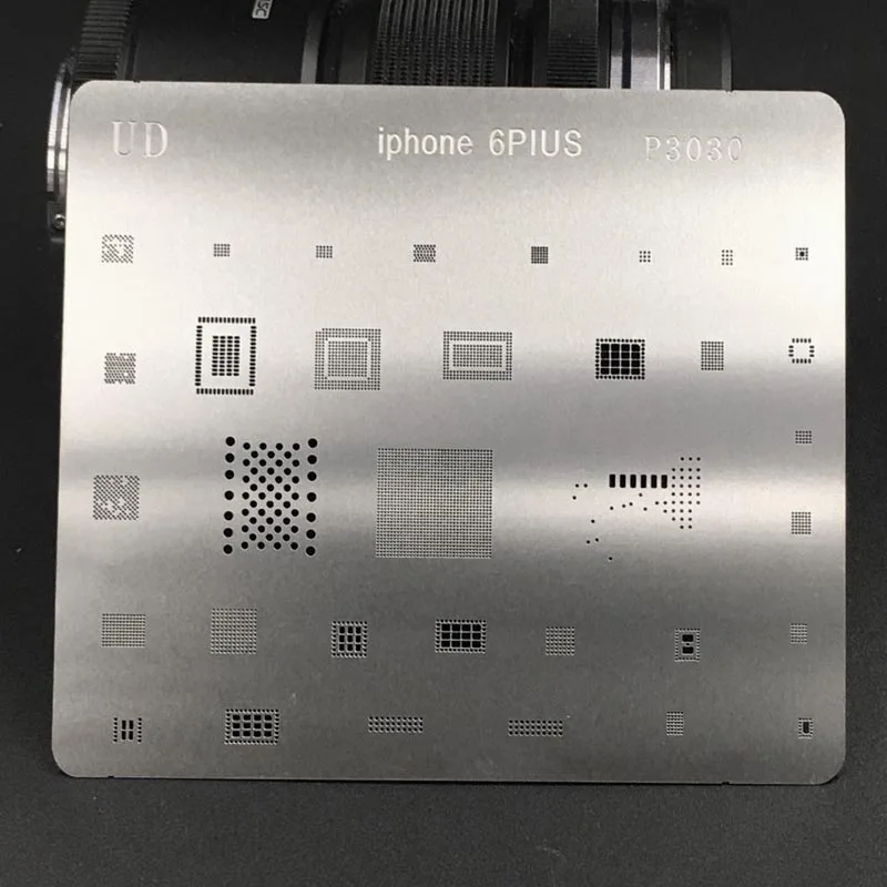IC Repair BGA Rework Reball трафареты для iPhone 6 7Plus 6S Plus шаблон мобильного телефона прямой