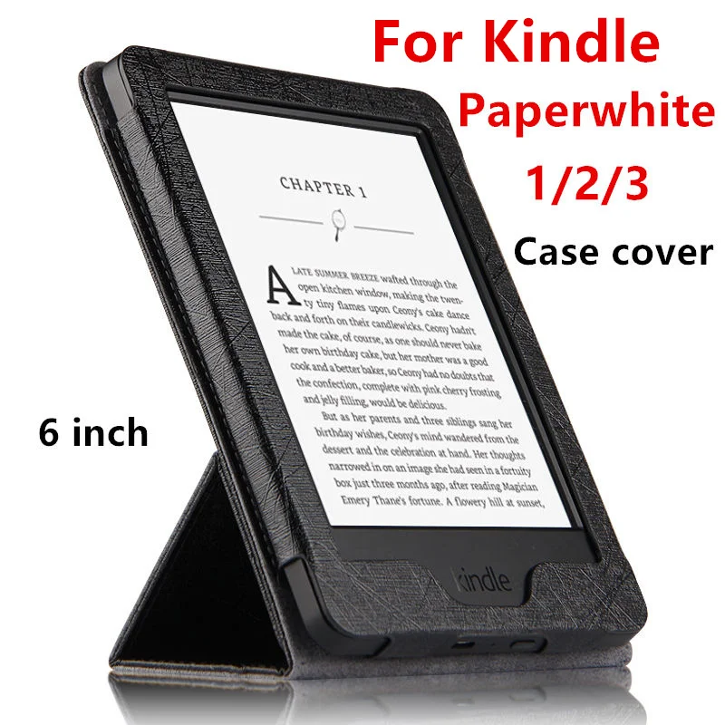 Чехол для электронной книги Kindle Paperwhite защитный чехол для Amazon Kindle Paperwhite 3 2 1 защитный чехол из искусственной кожи 6"