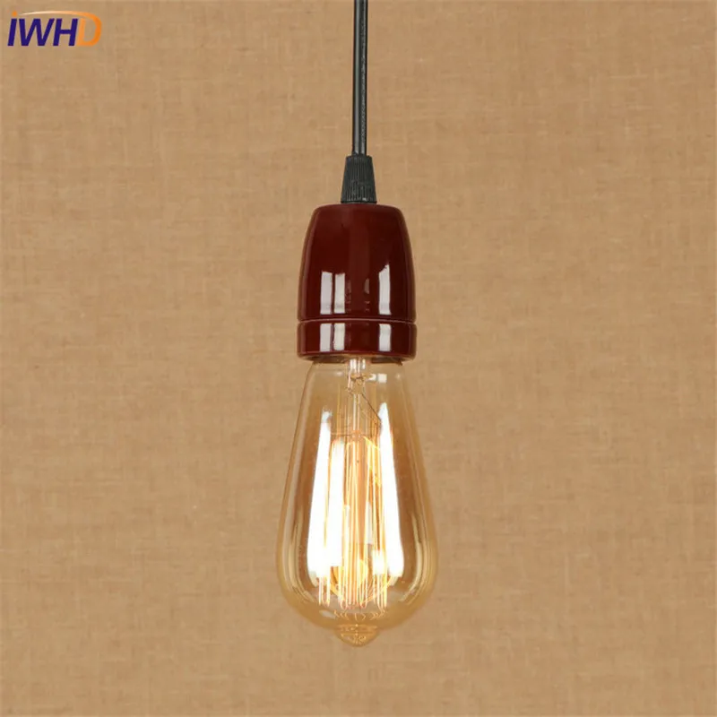 Цветной керамический современный светодиодный подвесной светильник IWHD в стиле