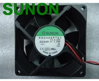 for sunon kd2408pts1 8cm 8025 808025 mm original 24v 1 7w inverter fan