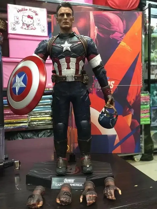 Play Arts Kai Captain America Super Hero Age of Ultron Steve Rogers ПВХ экшн-Коллекционная кукла игрушки в