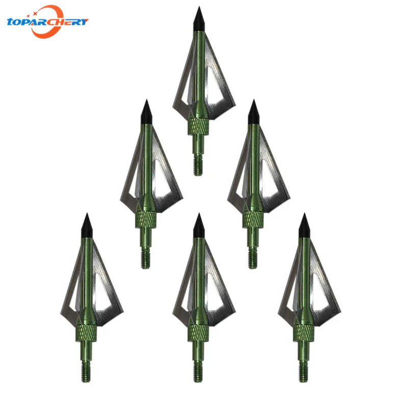 6 шт./лот Зеленая Стрела для стрельбы из лука арбалет Рекурсивный лук охотничья