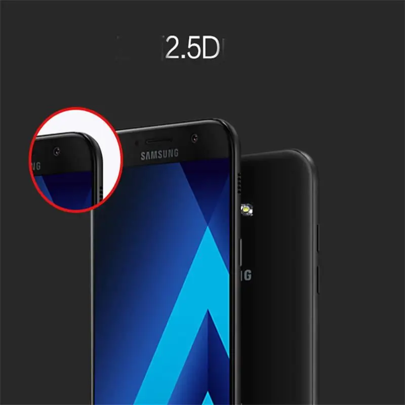 Baixin полное покрытие экрана протектор для Samsung Galaxy A3 A5 A7 2017 A320 A520 A720 9H Закаленное