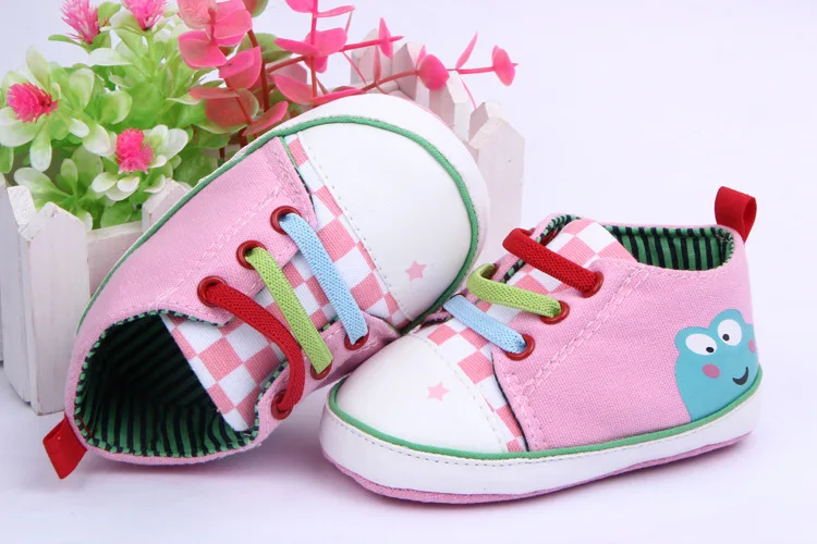 Повседневная парусиновая обувь с рисунком для маленьких мальчиков и девочек