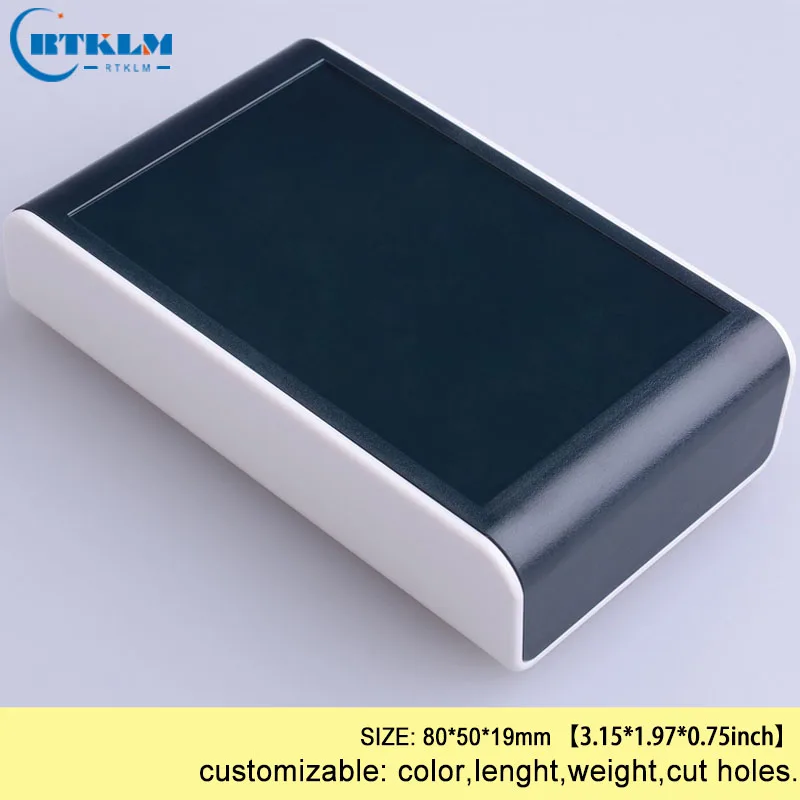 BMD60001-A8 DIY пластиковая коробка для проекта, корпус из АБС-пластика, Электронная распределительная коробка, заказной ящик для инструментов, маленькая настольная оболочка 80*50*19 мм - Цвет: BMD60001-A8