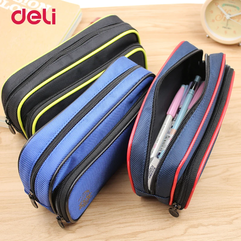 Deli 3 вида цветов школьные и офисные принадлежности чехол для карандашей сумки