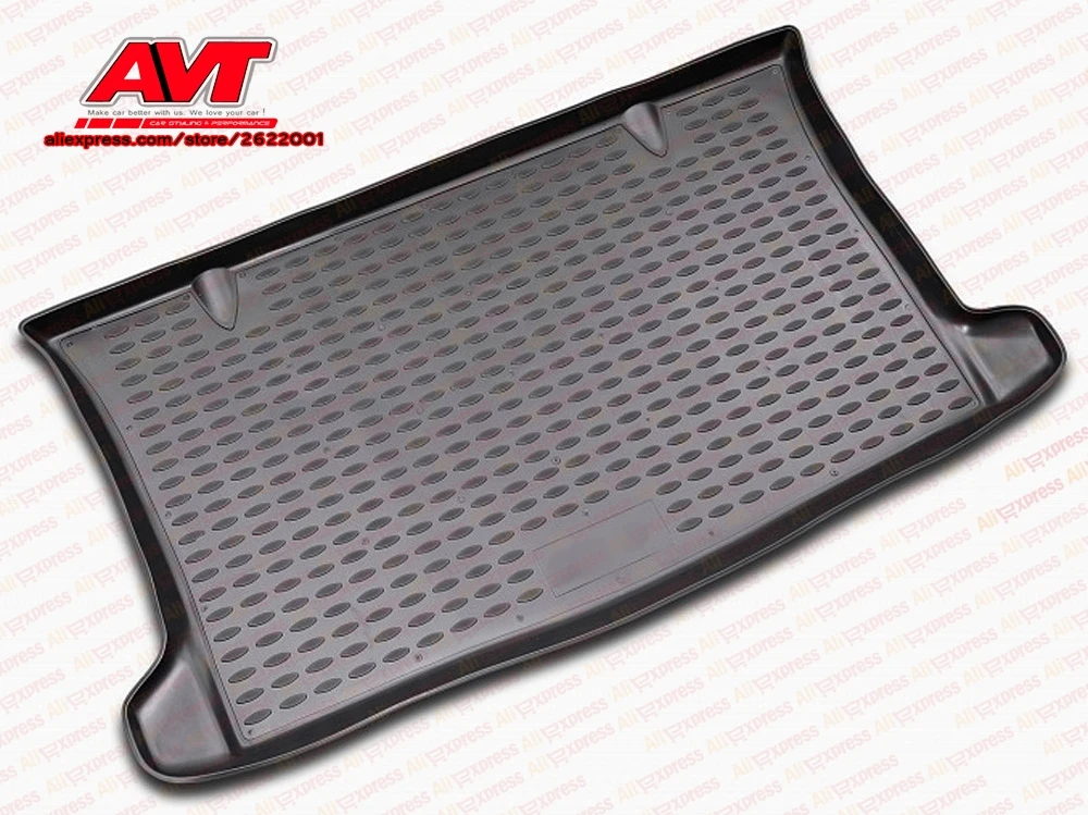 Коврики для багажника Chevrolet Aveo 5D 2004 2012 1 шт. резиновые коврики Нескользящие