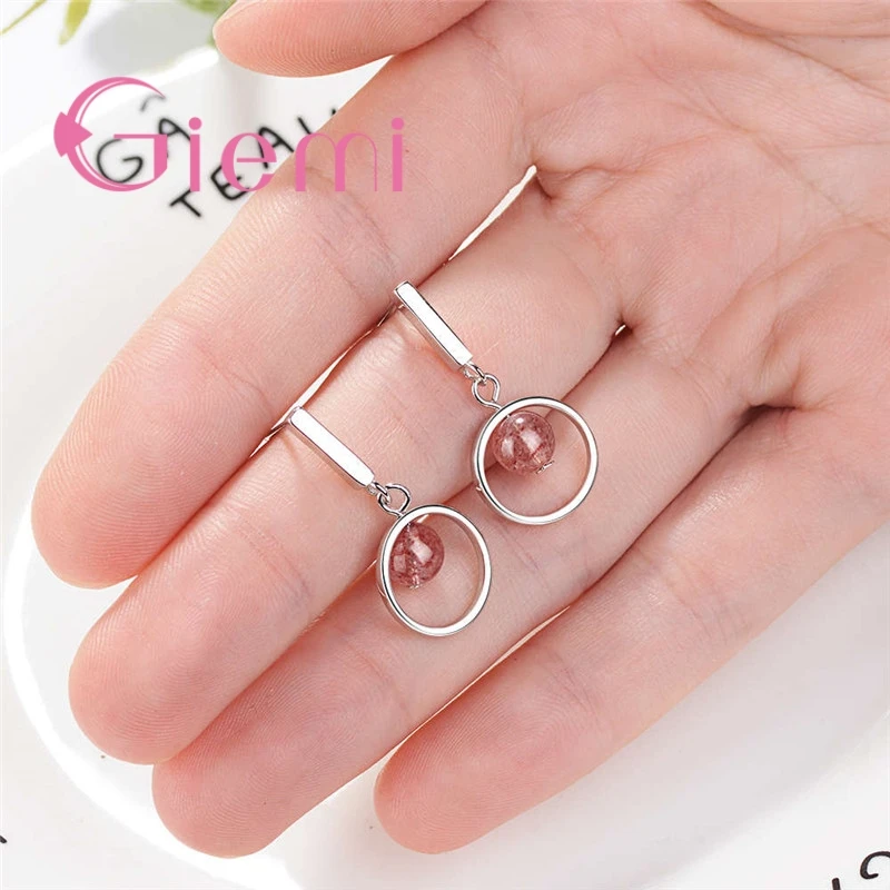 Привлекательные круглые Очаровательные бусы из стерлингового серебра 925 пробы