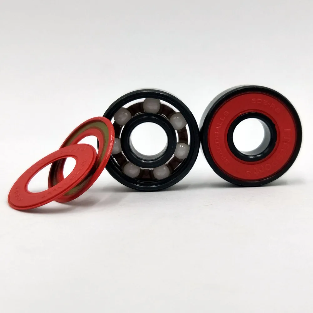 FREESPORT 8 шт. 608 гибридные керамические подшипники фотоподшипники 8*22*7 мм подходят