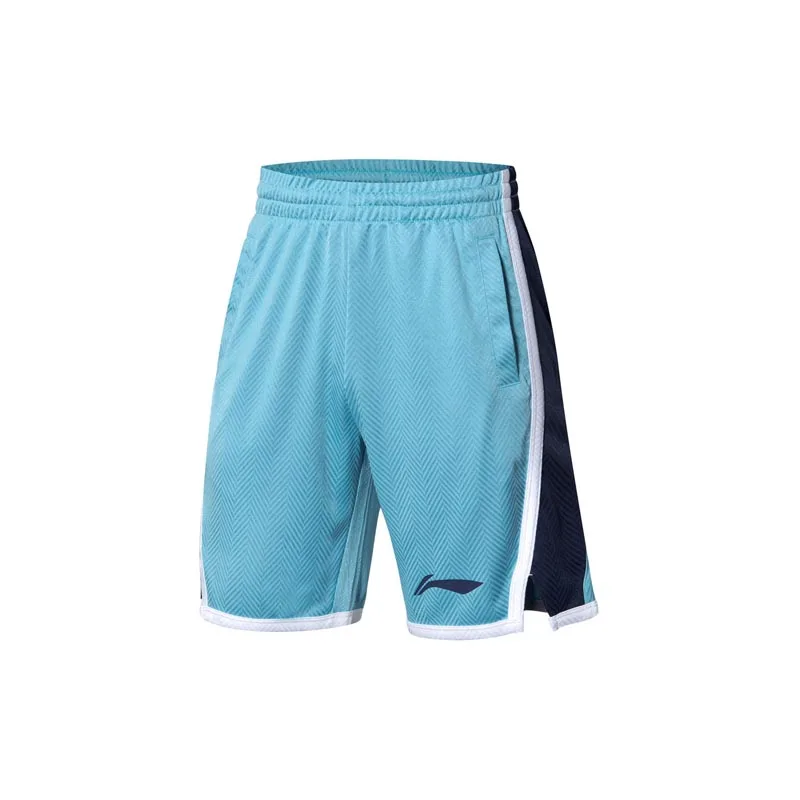 Li-Ning мужские баскетбольные спортивные шорты из полиэстера для соревнований с карманами на завязках AAPP051 MKD1617