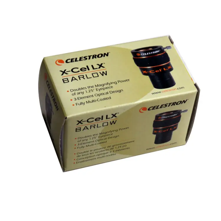 CELESTRON X CEL LX 1 25 &quot2X линза Барлоу полностью многослойная оптика для дюйма окуляра