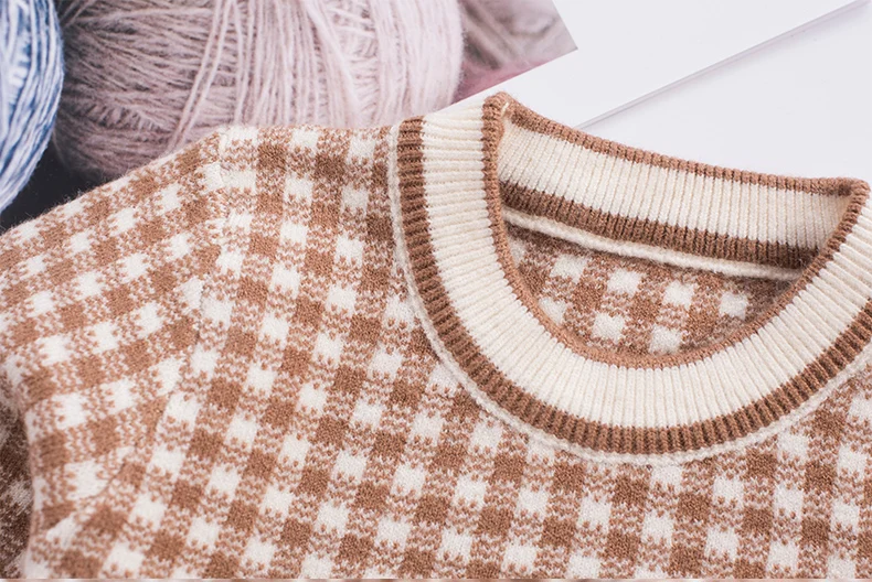 Новинка 2019 свитер для маленьких девочек длинный трикотажный пуловер с круглым