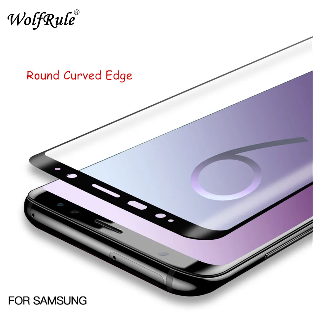 3D закаленное стекло с полным клеем для samsung Galaxy S9 Plus изогнутая Защитная пленка