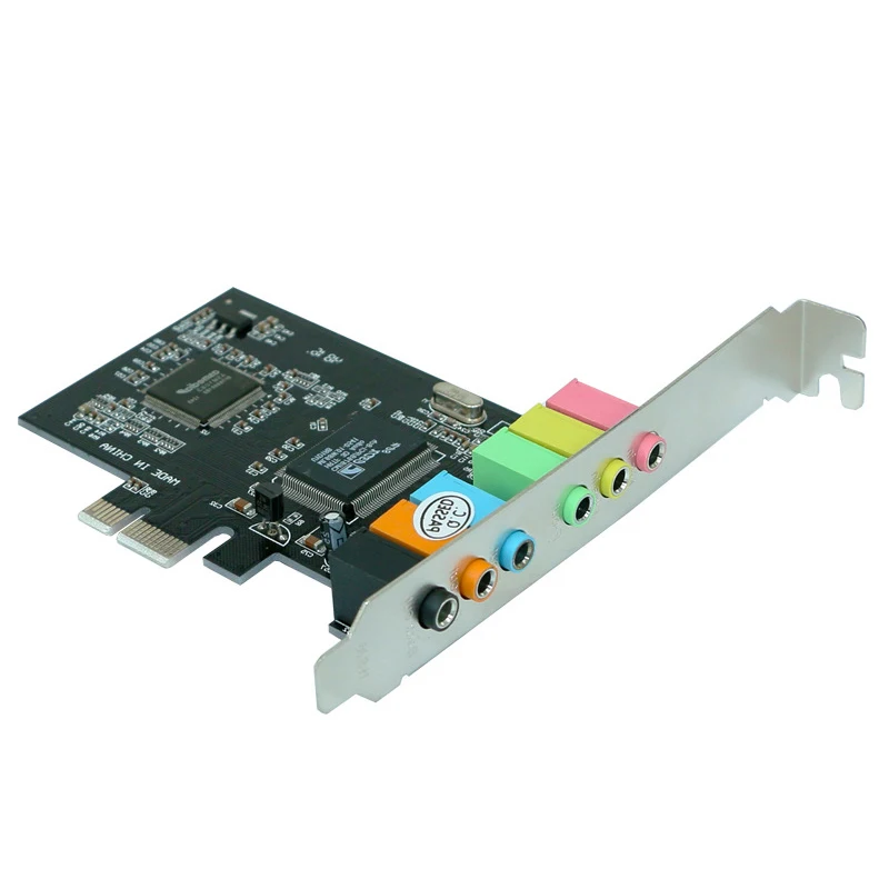AAAJ-Pci Express X1 Pci-E 7 1 каналы Spdif через чипсет аудио цифровая звуковая карта |