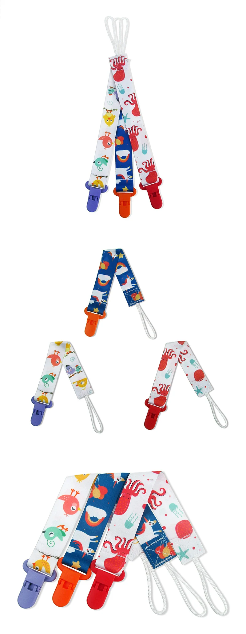 Muslinife, 12 цветов, Детская соска, клипса, цепь, держатель для соски, Para Bebe, Детская соска, клипса, держатель для соски, 3 шт./упаковка