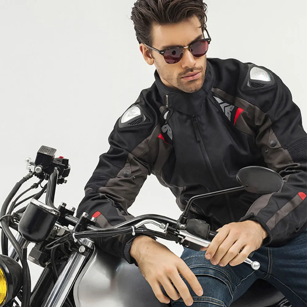 DUHAN Motorcycle Jacket Men Waterproof Oxford Cloth Moto Windproof Motocross Off-Road Racing Protective Gear | Автомобили и