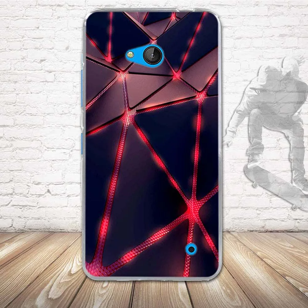 Роскошный чехол накладка с 3D принтом для Nokia 640 мягкие чехлы из ТПУ Microsoft Lumia