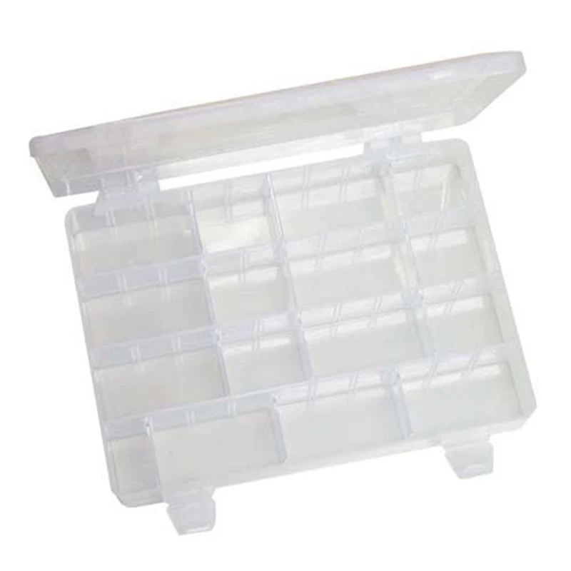 203-132H Multi-purpose Case Plastic Box Shockproof Component Storage PP Material With 40 Squares 252x182x40.5mm | Инструменты