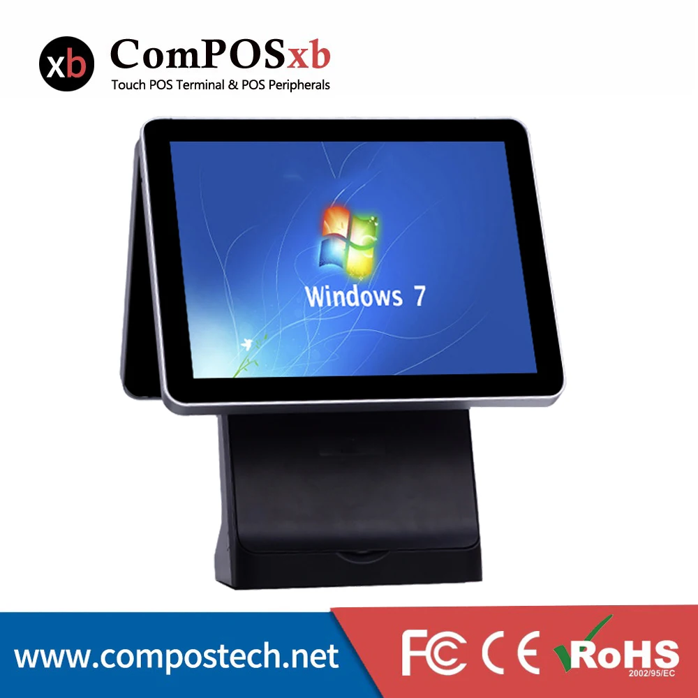 Cheap POS System Windows 15 inch TFT LCD Retail Shop Cashier Pos Build-in 80mm Thermal Printer | Компьютеры и офис
