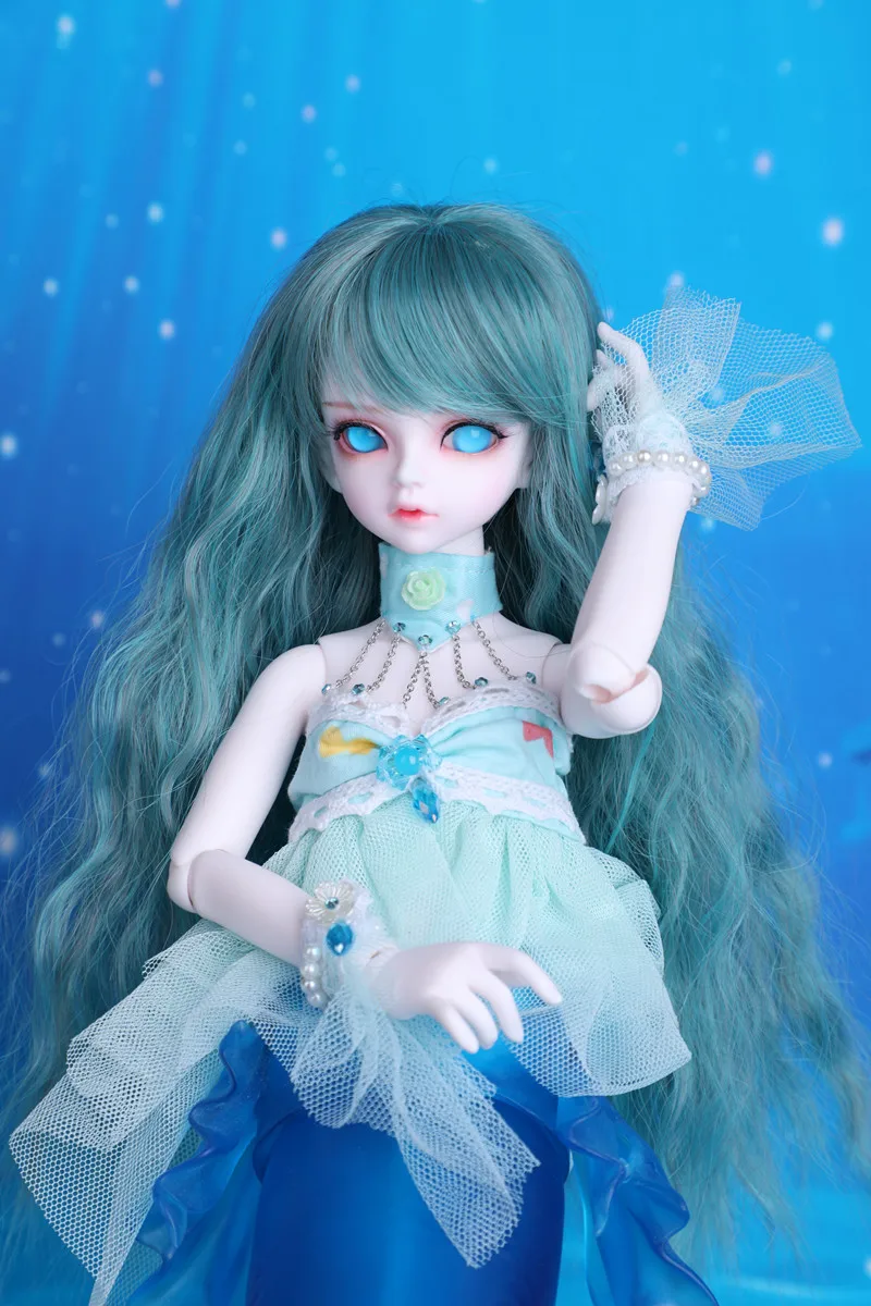 

Spot Bjd doll sd doll 1/4 male and female optional Mermaid Serin & Rico doll...