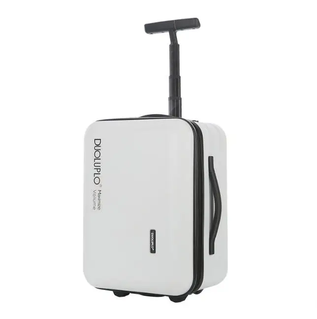 only luggage CARRYLOVE 16 дюймов маленький Дорожный чемодан, набор, сумка на колесиках, abs, ручная сумка для багажа на колесиках - Цвет: only luggage