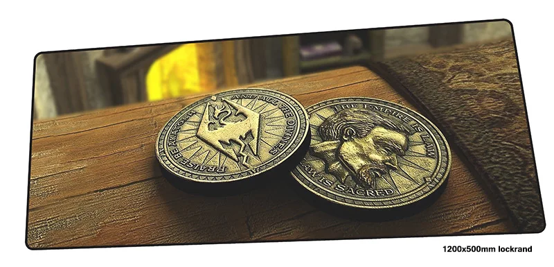 Игровой коврик для мыши skyrim лидер продаж ноутбука 120x50 см игровой самый дешевый