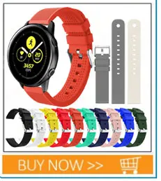 Для samsung Galaxy Watch Active/42 мм ремешки для часов 20 мм силиконовые ремешки сменный ремешок для samsung gear S2 Спортивный Классический ремень