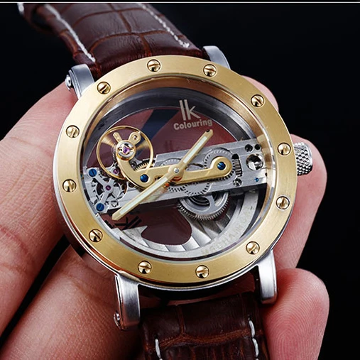 Оригинальные механические мужские часы Tourbillon автоматический роскошный бренд