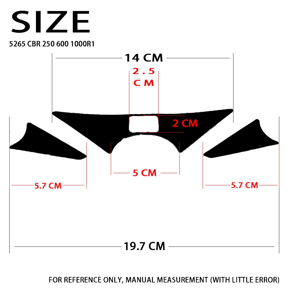 Moto For Honda CBR600 CBR1000R CBR 250 600 1000R Motorcycle Oil Tank Fuel Gas Protection Plate Fork Sticker Badge Decal Stickers |