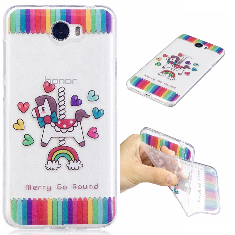 Transparent TPU CUN-L21 Case for Huawei Y5ii Y5 II 2 CUN U29 L21 L01 Silicon Cover CUN-U29 CUN-L01 Y52 Phone Frame | Мобильные