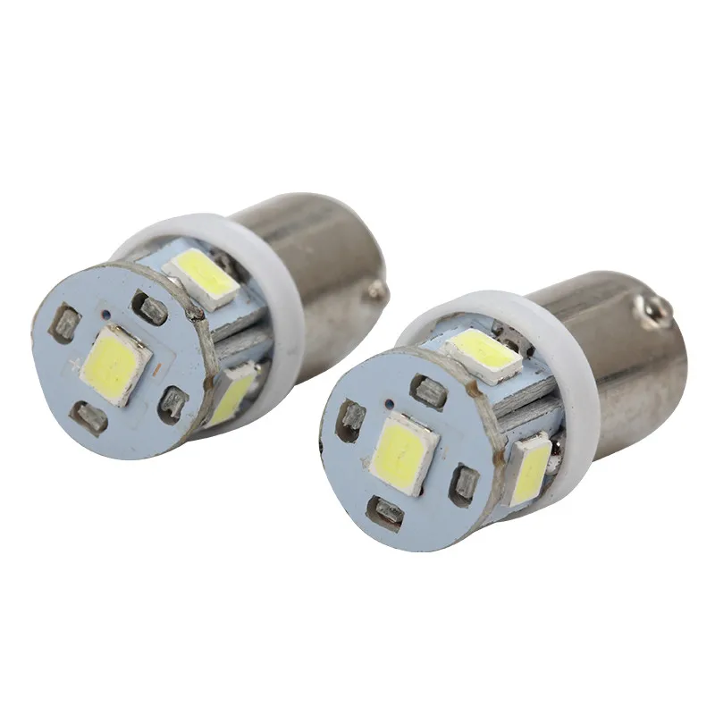 10 шт. ba9s t4w Bayone tw5w AC 6V/6 3 V 8v 2835 5SMD светодиодный светильник для пинбола лампа без