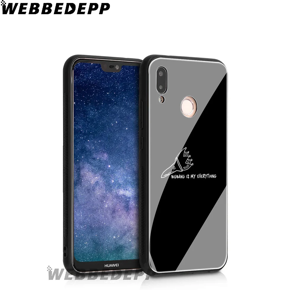 Чехол из закаленного стекла WEBBEDEPP Bigbang GD для Huawei Mate 20 P20 P10 P Smart 2019 2018 &amp Honor 10 9 8X 7A Lite