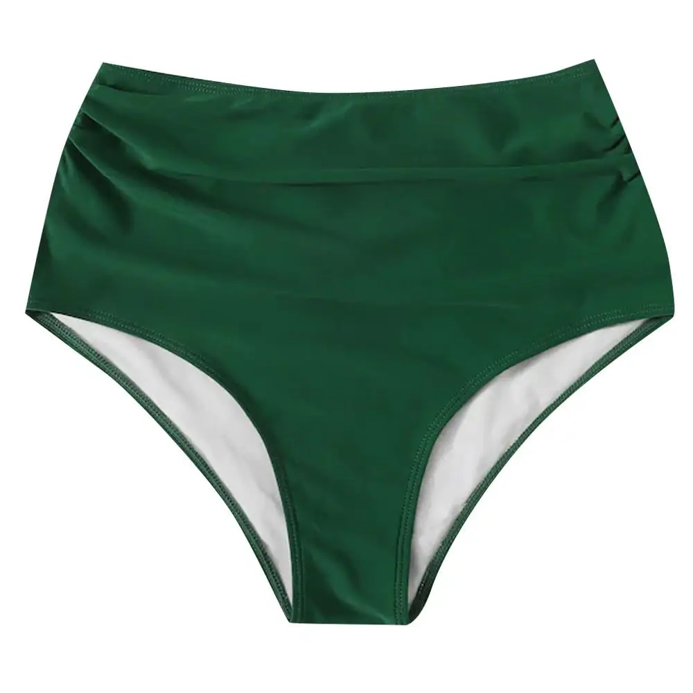 Women High Waist Bikini Bottoms Swim Briefs Beach Shorts Stretch Female Swimming Pants Sexy Cut Fashion L5# | Спорт и развлечения