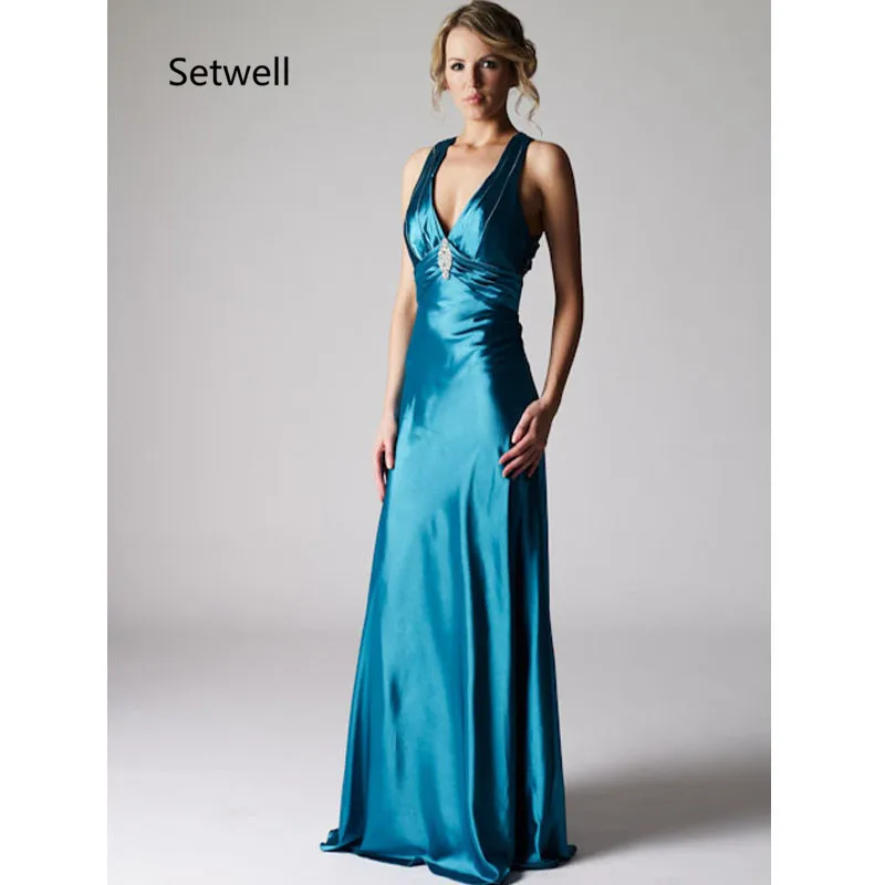

Setwell 2017 Newest Mermaid Prom Dresses Sequin Sexy Deep V-Neck Backless Prom Dress Vestido De Festa Special Occasion Dress