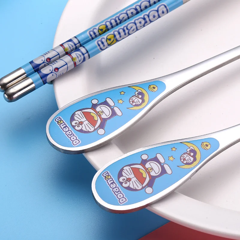 Модная Посуда Столовые приборы кухонная посуда Hello Kitty Spork набор для