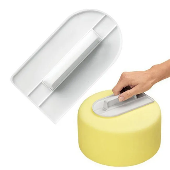 Двойной сахар торт крем гладкой протрите поверхность торта плоский валик Кухня